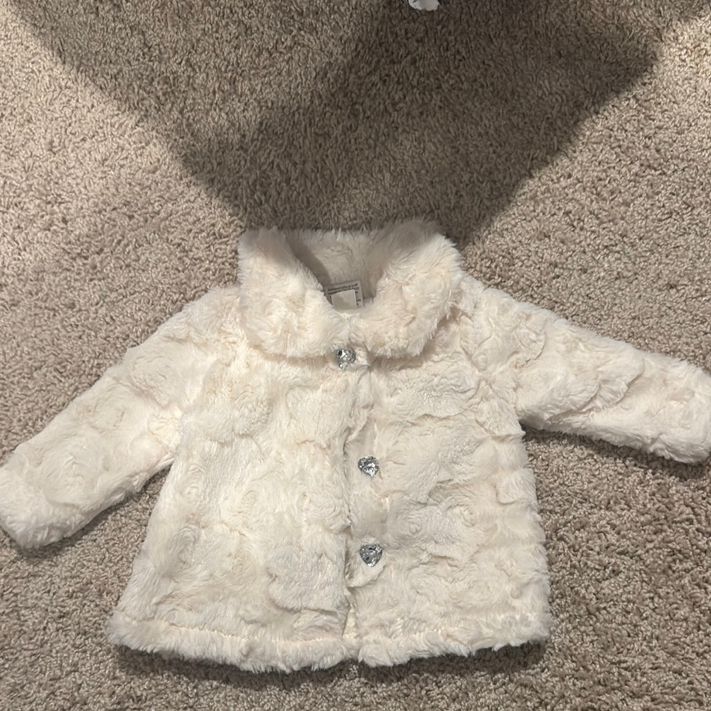 Cozy Cream Baby Jacket